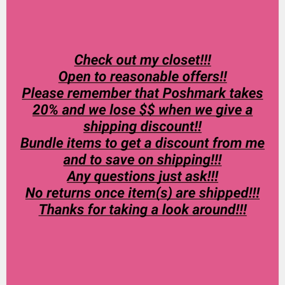 Reasonable offers accepted on everything!!